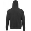 Graphit meliert - Back - SOLS Unisex Erwachsene Spencer Kapuzenpullover