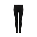 Schwarz-Weiß - Front - SF - Leggings für Damen