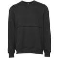 Dunkelgrau meliert - Front - Bella + Canvas - Sweatshirt, Rohe Nähte für Herren-Damen Unisex