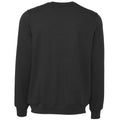 Dunkelgrau meliert - Side - Bella + Canvas - Sweatshirt, Rohe Nähte für Herren-Damen Unisex