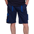 Marineblau - Back - Portwest - "Texo" Cargo-Shorts für Herren