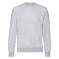 Grau meliert - Front - Fruit of the Loom - "Classic" Sweatshirt, Überschnittene Schulter für Herren