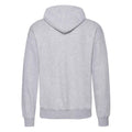 Grau meliert - Back - Fruit of the Loom - "Classic" Sweatshirt, mit Kapuze für Herren