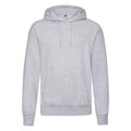 Grau meliert - Front - Fruit of the Loom - "Classic" Sweatshirt, mit Kapuze für Herren