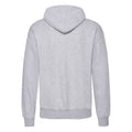 Grau - Back - Fruit of the Loom - "Classic" Kapuzenpullover für Herren-Damen Unisex