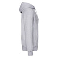 Grau - Side - Fruit of the Loom - "Classic" Kapuzenpullover für Herren-Damen Unisex