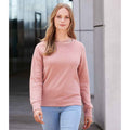 Rosa-Grau - Back - Awdis - Sweatshirt für Damen