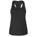 Dunkelgrau - Front - Bella + Canvas - Ärmelloses Oberteil Racerback für Damen