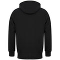 Schwarz - Back - Tombo - "Athleisure" Kapuzenpullover für Herren-Damen Unisex