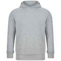 Grau meliert - Front - Tombo - "Athleisure" Kapuzenpullover für Herren-Damen Unisex