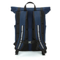 Dunkelblau - Back - Quadra - Rucksack "Urban Commute", Roll Top