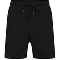 Schwarz - Front - SF - Sweat-Shorts für Herren-Damen Unisex