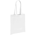 Weiß - Front - Brand Lab - Einkaufstasche, Baumwolle