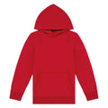 Hibiskus-Rot - Front - Native Spirit - Kapuzenpullover für Kinder