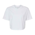 Weiß - Front - Bella + Canvas - kurzes T-Shirt kurz geschnitten für Damen