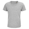 Grau meliert - Front - SOLS - "Pioneer" T-Shirt für Kinder