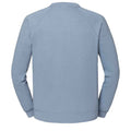 Graublau - Back - Fruit of the Loom - "Classic" Sweatshirt für Herren-Damen Unisex  Raglanärmel