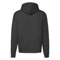 Schwarz - Back - Fruit of the Loom - "Premium" Hoodie mit durchgehendem Reißverschluss für Herren-Damen Unisex