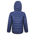 Marineblau-Limone - Back - Result Core - Steppjacke für Kinder