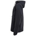 Marineblau - Side - Front Row - Jacke mit halbem Reißverschluss für Herren-Damen Unisex