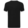 Schwarz-Weiß - Back - Fruit of the Loom - "Ringer" T-Shirt für Herren