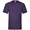 Violett - Front - Fruit of the Loom - "Valueweight" T-Shirt für Herren