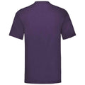 Violett - Back - Fruit of the Loom - "Valueweight" T-Shirt für Herren