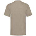 Khaki - Back - Fruit of the Loom - "Valueweight" T-Shirt für Herren