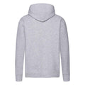 Grau meliert - Back - Fruit of the Loom - "Premium" Kapuzenpullover für Herren-Damen Unisex