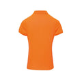 Neon-Orange - Back - Premier - "Coolchecker" Poloshirt für Damen