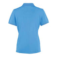 Saphir-Blau - Back - Premier - "Coolchecker" Poloshirt für Damen