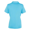 Türkis - Back - Premier - "Coolchecker" Poloshirt für Damen