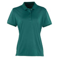 Flaschengrün - Front - Premier - "Coolchecker" Poloshirt für Damen