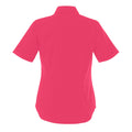 Leuchtend Pink - Back - Premier - Bluse für Damen  kurzärmlig