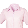 Pink - Back - Premier - Bluse für Damen  kurzärmlig