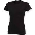 Schwarz - Front - SF - "Feel Good" T-Shirt für Damen