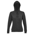 Holzkohle-Mergel - Front - SOLS - "Spencer" Sweatshirt mit Kapuze für Damen