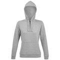 Grau meliert - Front - SOLS - "Spencer" Sweatshirt mit Kapuze für Damen