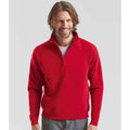 Rot - Front - Fruit of the Loom - "Premium" Sweatshirt für Herren