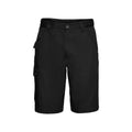 Schwarz - Front - Russell - Arbeitshose Shorts für Herren