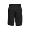 Schwarz - Back - Russell - Arbeitshose Shorts für Herren