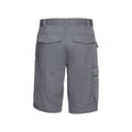 Grau - Back - Russell - Arbeitshose Shorts für Herren