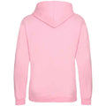 Babyrosa-Arktisch Weiß - Back - Awdis - "Varsity" Kapuzenpullover für Damen