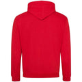 Feuerrot-Arktisch Weiß - Back - Awdis - "Varsity" Kapuzenpullover für Damen