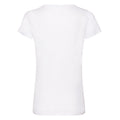 Weiß - Back - Fruit of the Loom - T-Shirt V-Ausschnitt für Damen