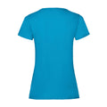 Azurblau - Back - Fruit of the Loom - T-Shirt für Damen