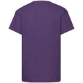 Violett - Back - Fruit of the Loom - "Original" T-Shirt für Kinder