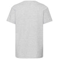 Grau meliert - Back - Fruit of the Loom - "Original" T-Shirt für Kinder