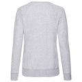 Grau meliert - Back - Fruit of the Loom - Sweatshirt für Damen  Raglanärmel