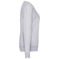 Grau meliert - Side - Fruit of the Loom - Sweatshirt für Damen  Raglanärmel